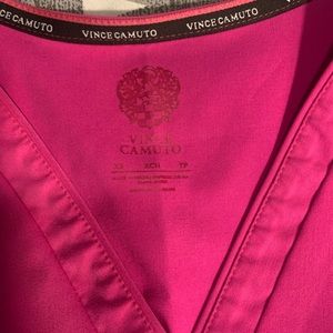 Hot pink scrub top